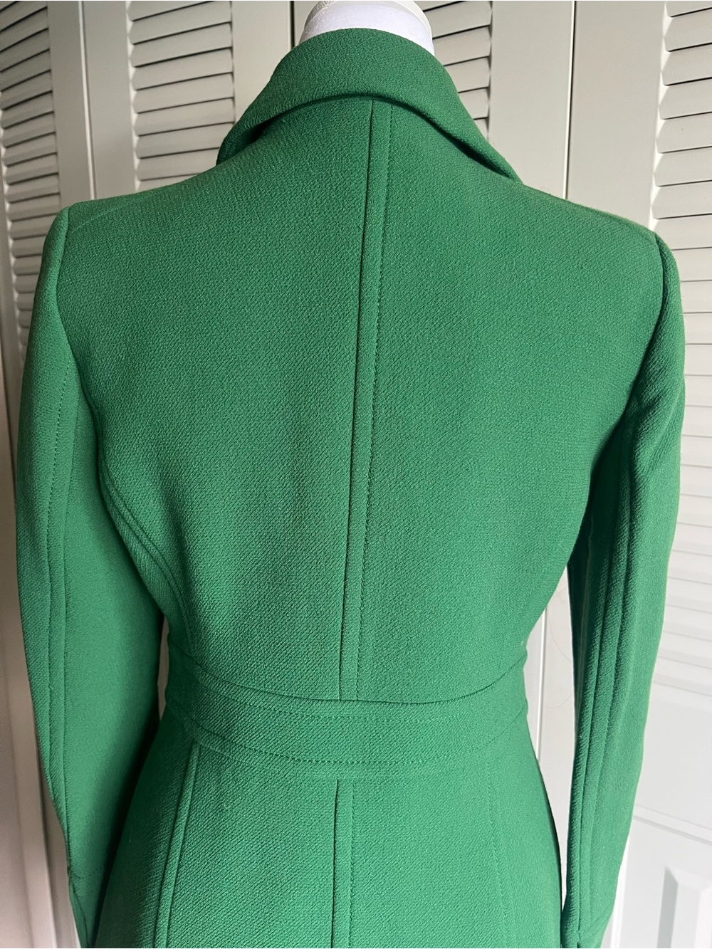 J Crew Classic Lady Day Coat Italian Double-Cloth Wool - Size 2 - Picture 6 of 9